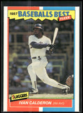 1987 Fleer Baseball's Best Sluggers vs. Pitchers #7 Ivan Calderon