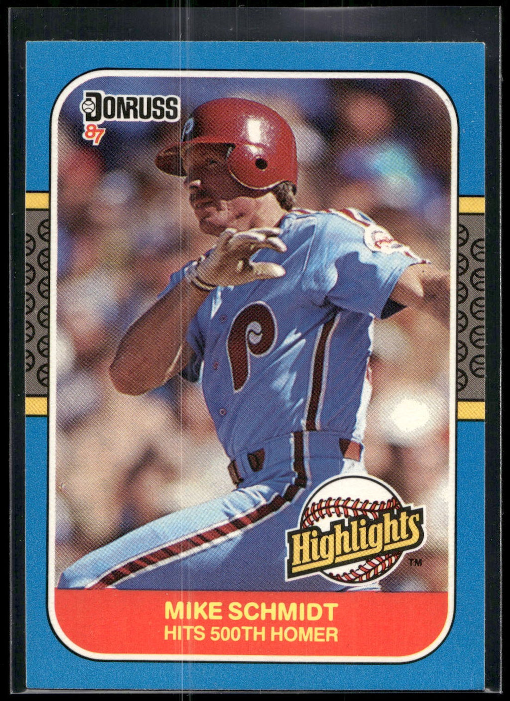 1987 Donruss Highlights #2 Mike Schmidt