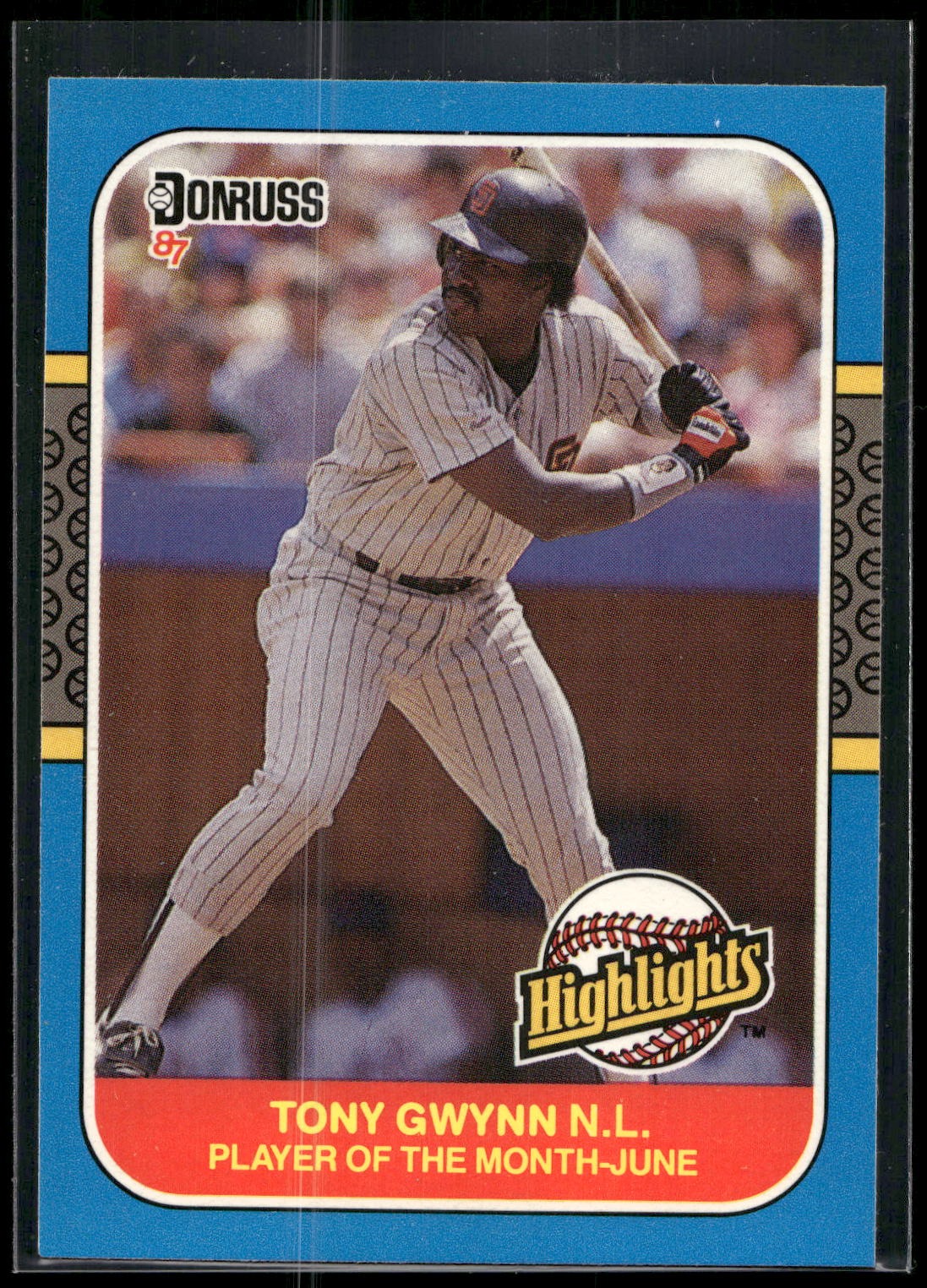 1987 Donruss Highlights #12 Tony Gwynn