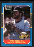 1987 Donruss Highlights #14 Wade Boggs