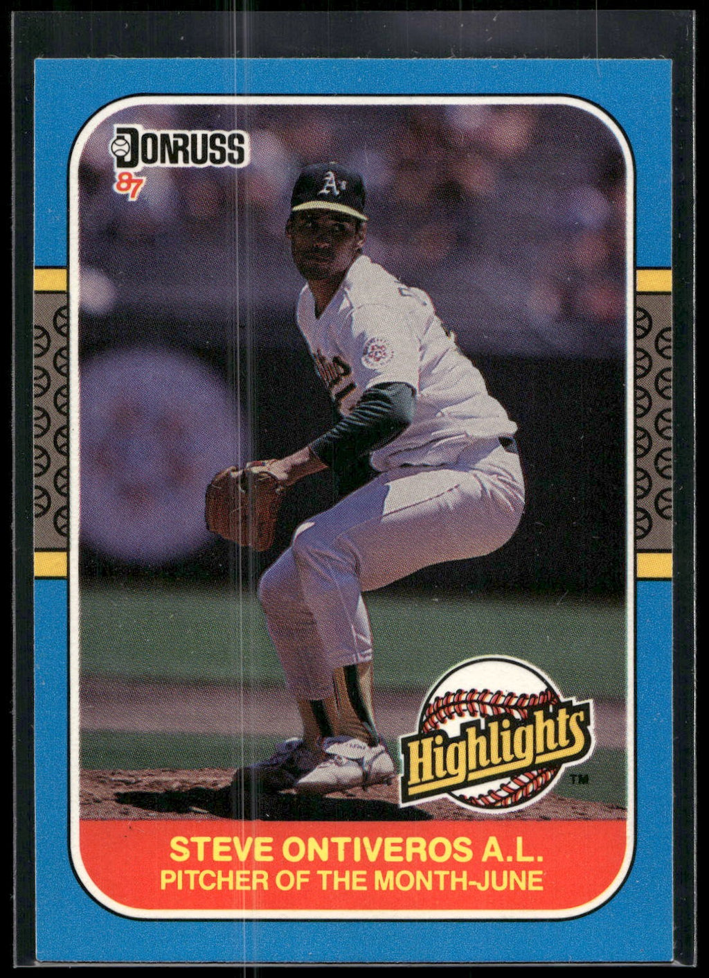 1987 Donruss Highlights #15 Steve Ontiveros