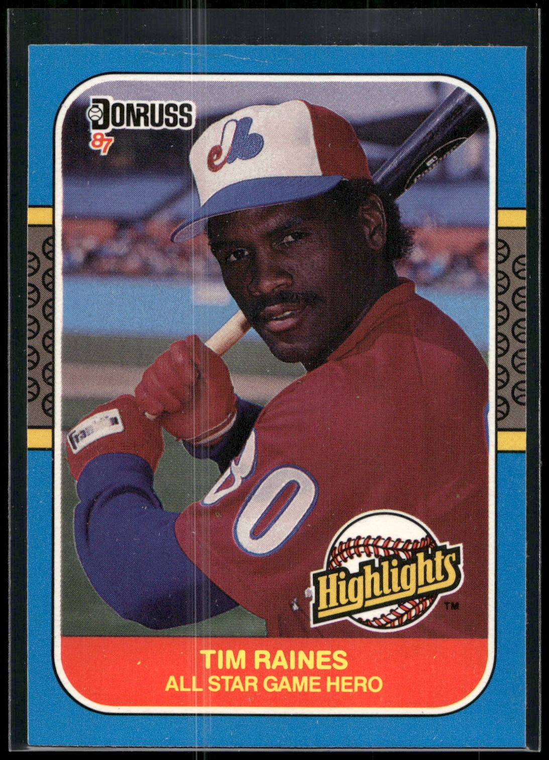 1987 Donruss Highlights #16 Tim Raines