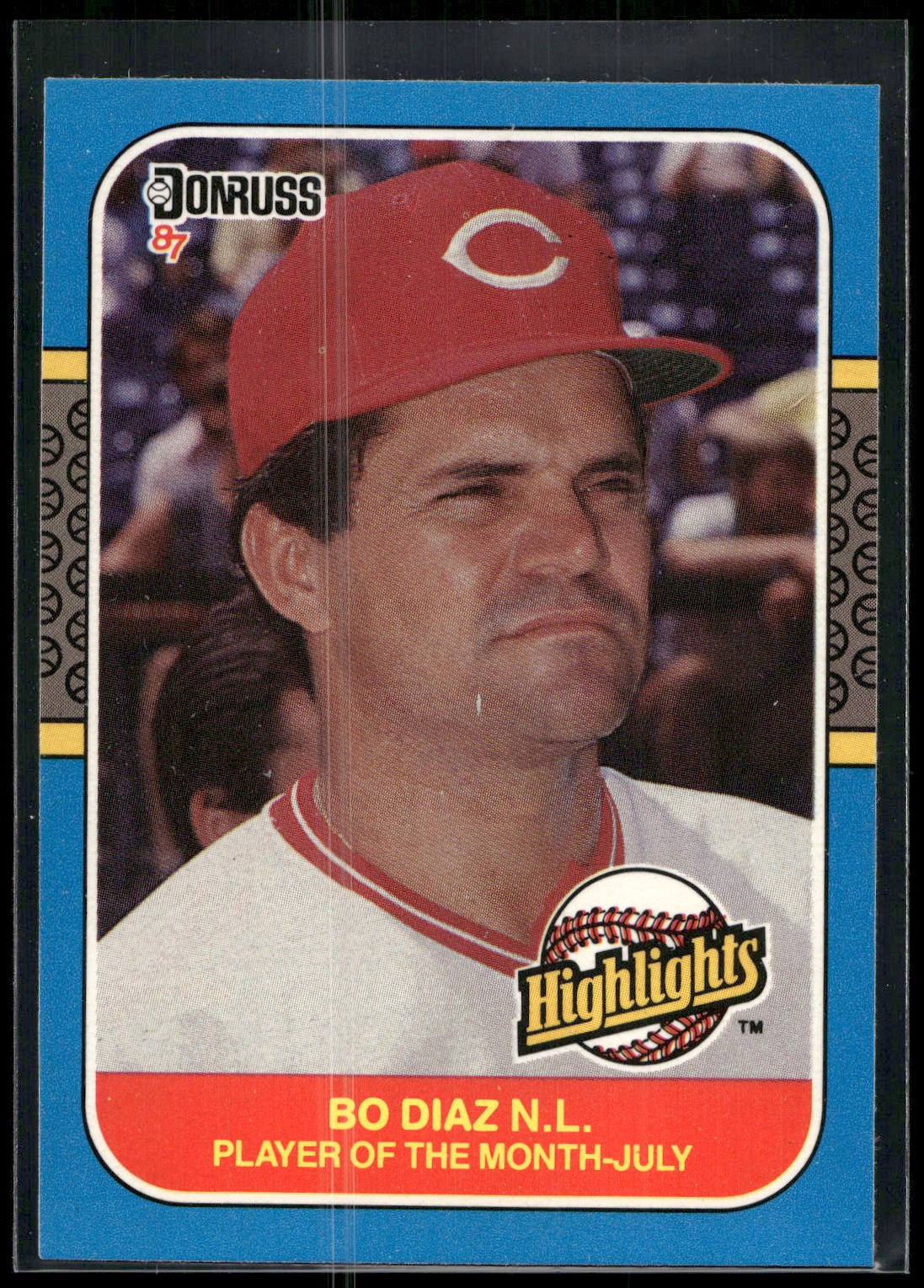 1987 Donruss Highlights #21 Bo Diaz
