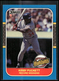 1987 Donruss Highlights #30 Kirby Puckett
