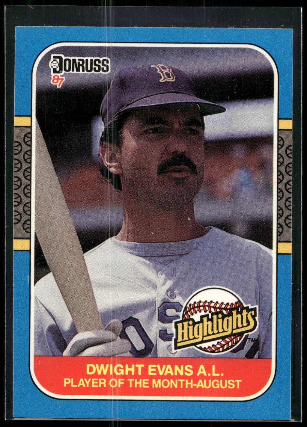 1987 Donruss Highlights #33 Dwight Evans