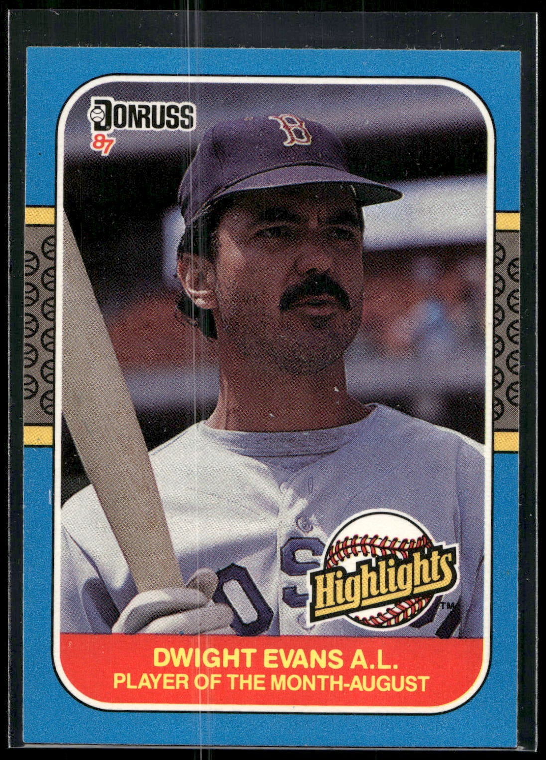 1987 Donruss Highlights #33 Dwight Evans