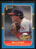 1987 Donruss Highlights #35 Wally Joyner