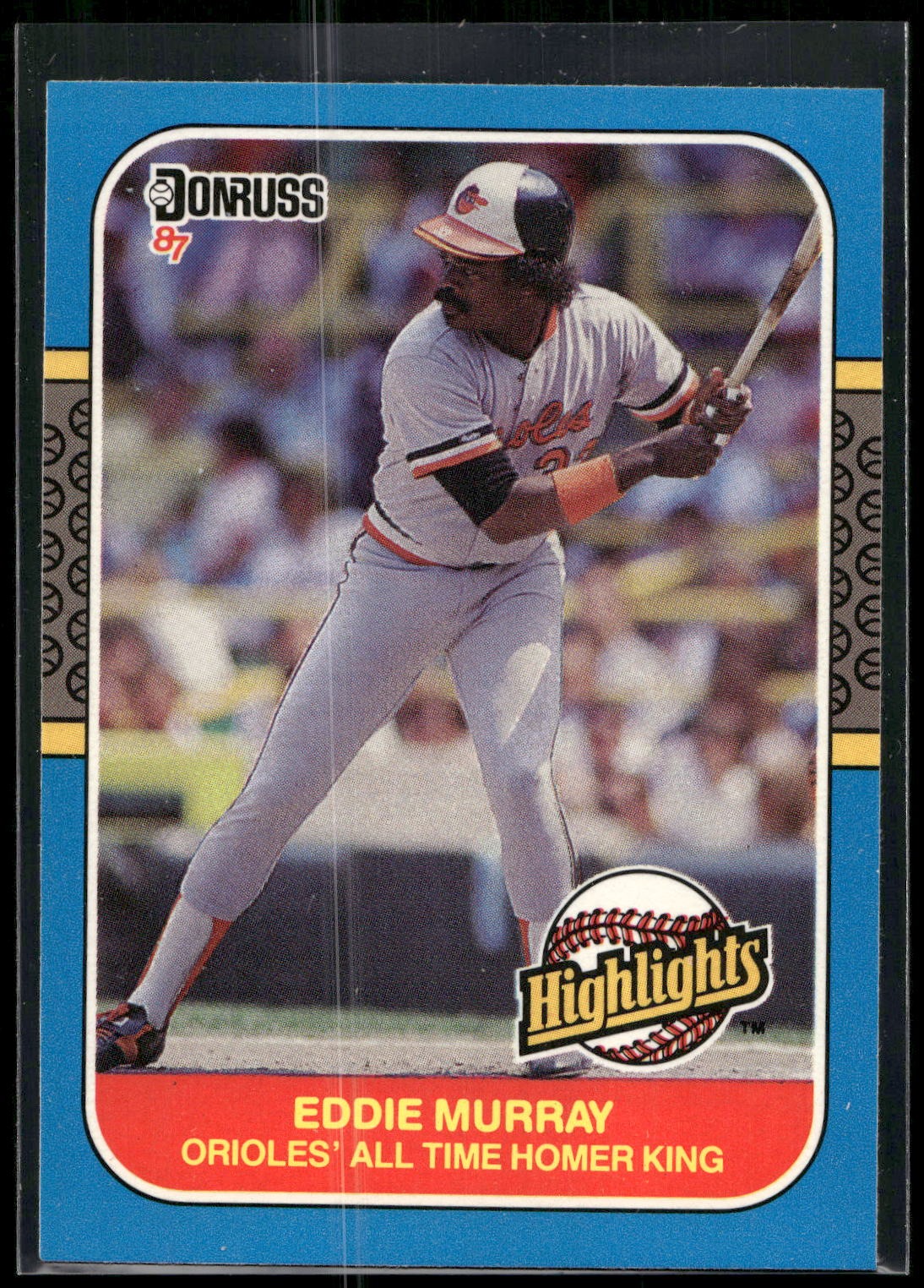 1987 Donruss Highlights #37 Eddie Murray