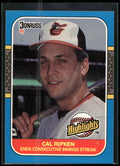 1987 Donruss Highlights #38 Cal Ripken