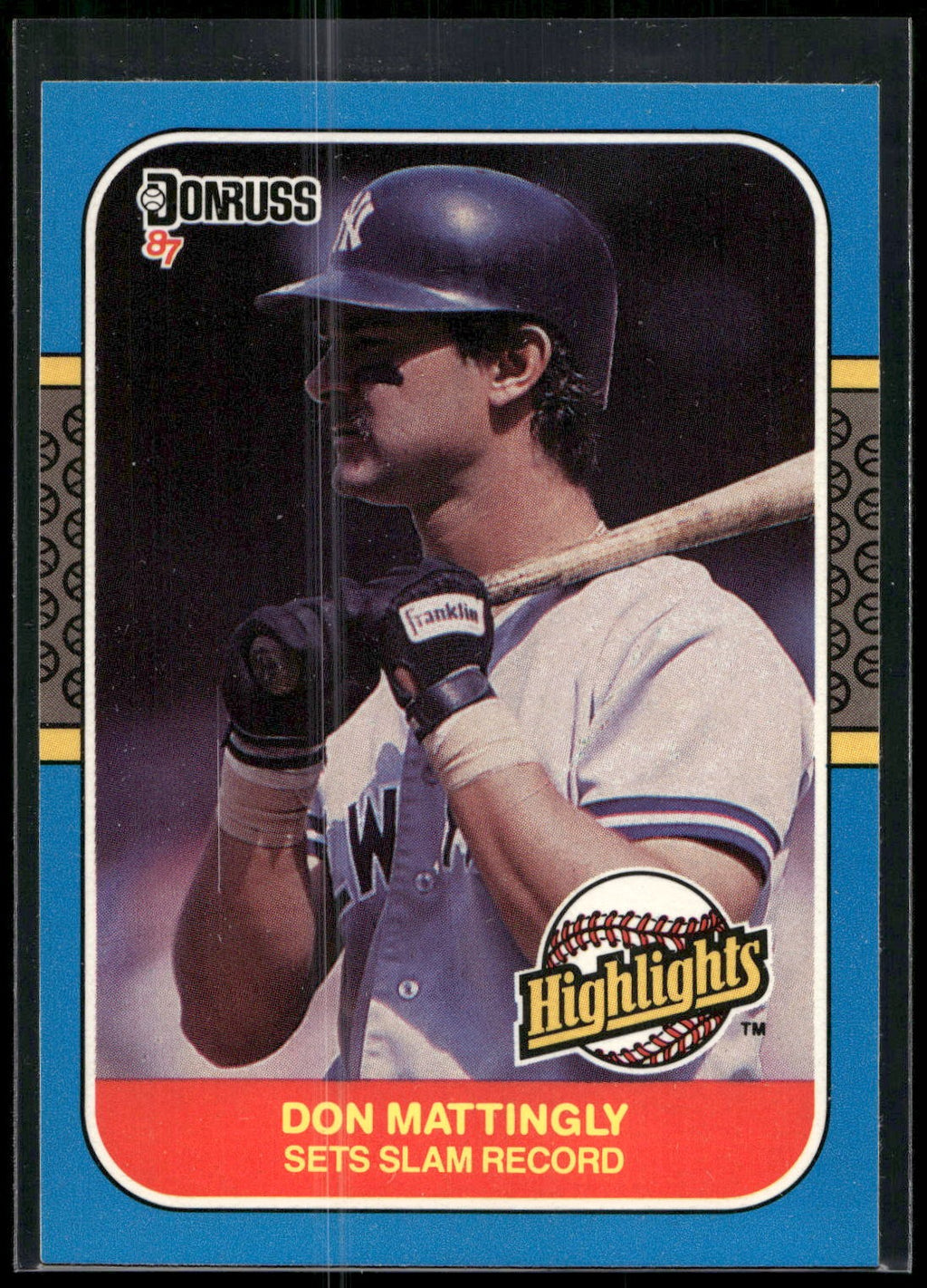 1987 Donruss Highlights #48 Don Mattingly