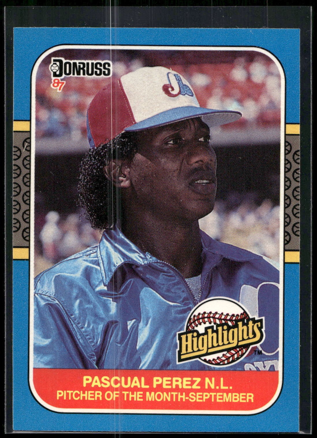 1987 Donruss Highlights #50 Pascual Perez