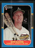 1987 Donruss Highlights #54 Mark McGwire