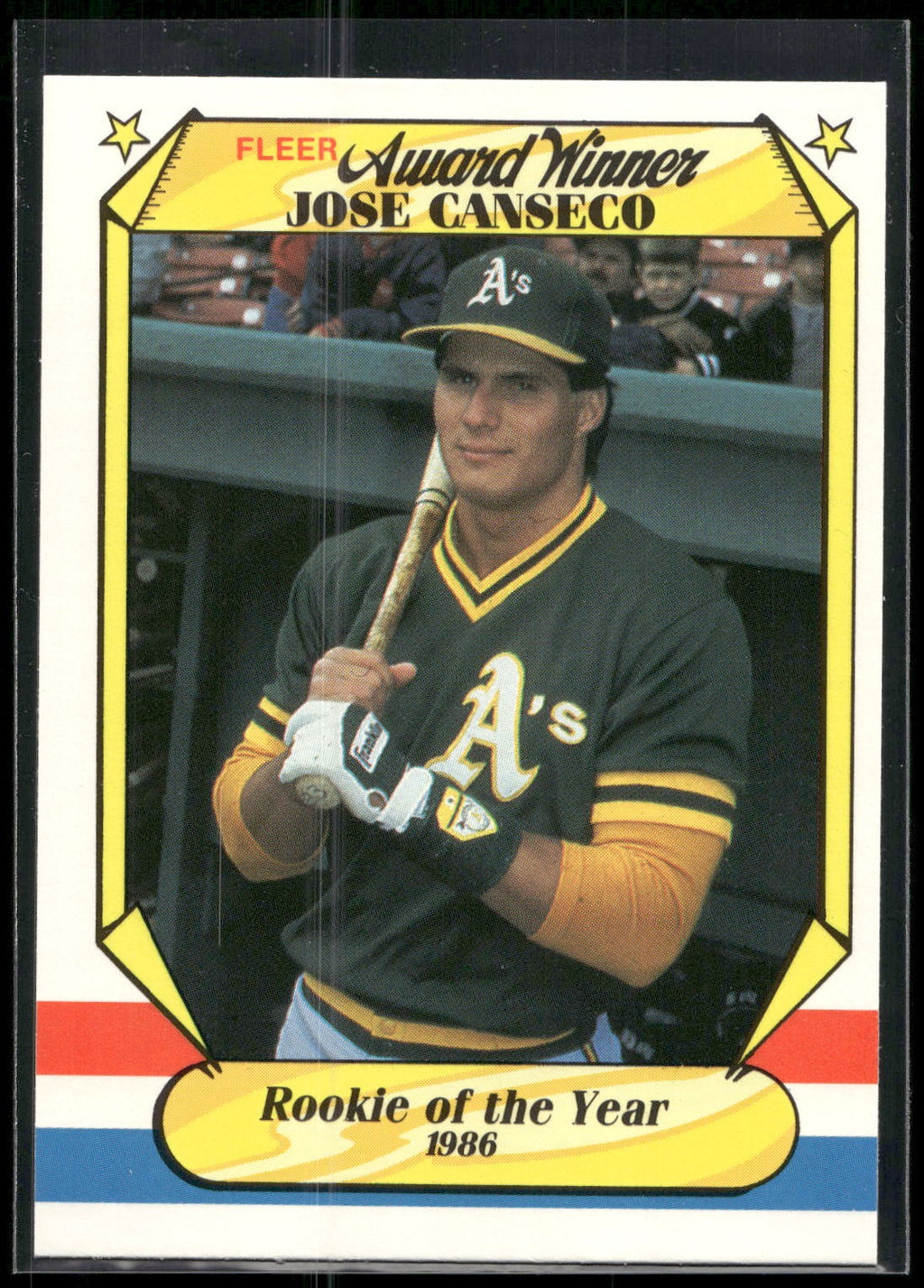 1987 Fleer Award Winners #6 Jose Canseco