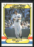 1987 Fleer Award Winners #1 Marty Barrett