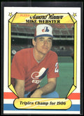 1987 Fleer Award Winners #41 Mitch Webster