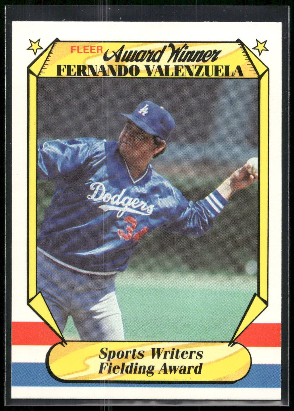 1987 Fleer Award Winners #40 Fernando Valenzuela