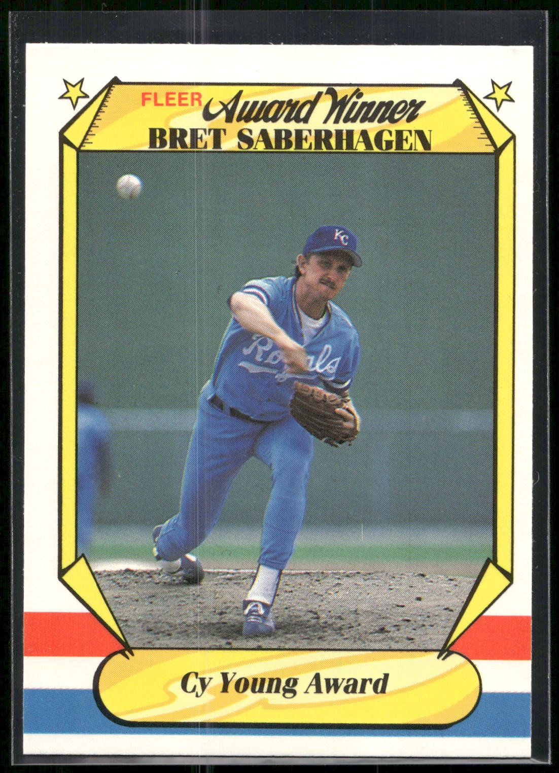 1987 Fleer Award Winners #34 Bret Saberhagen