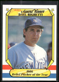 1987 Fleer Award Winners #32 Dave Righetti