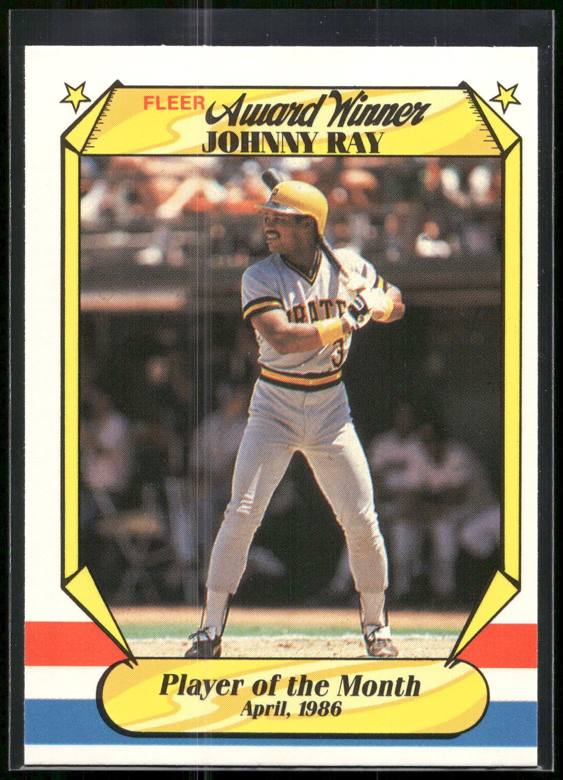 1987 Fleer Award Winners #31 Johnny Ray