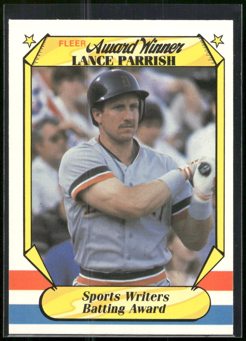 1987 Fleer Award Winners #28 Lance Parrish