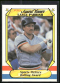1987 Fleer Award Winners #28 Lance Parrish