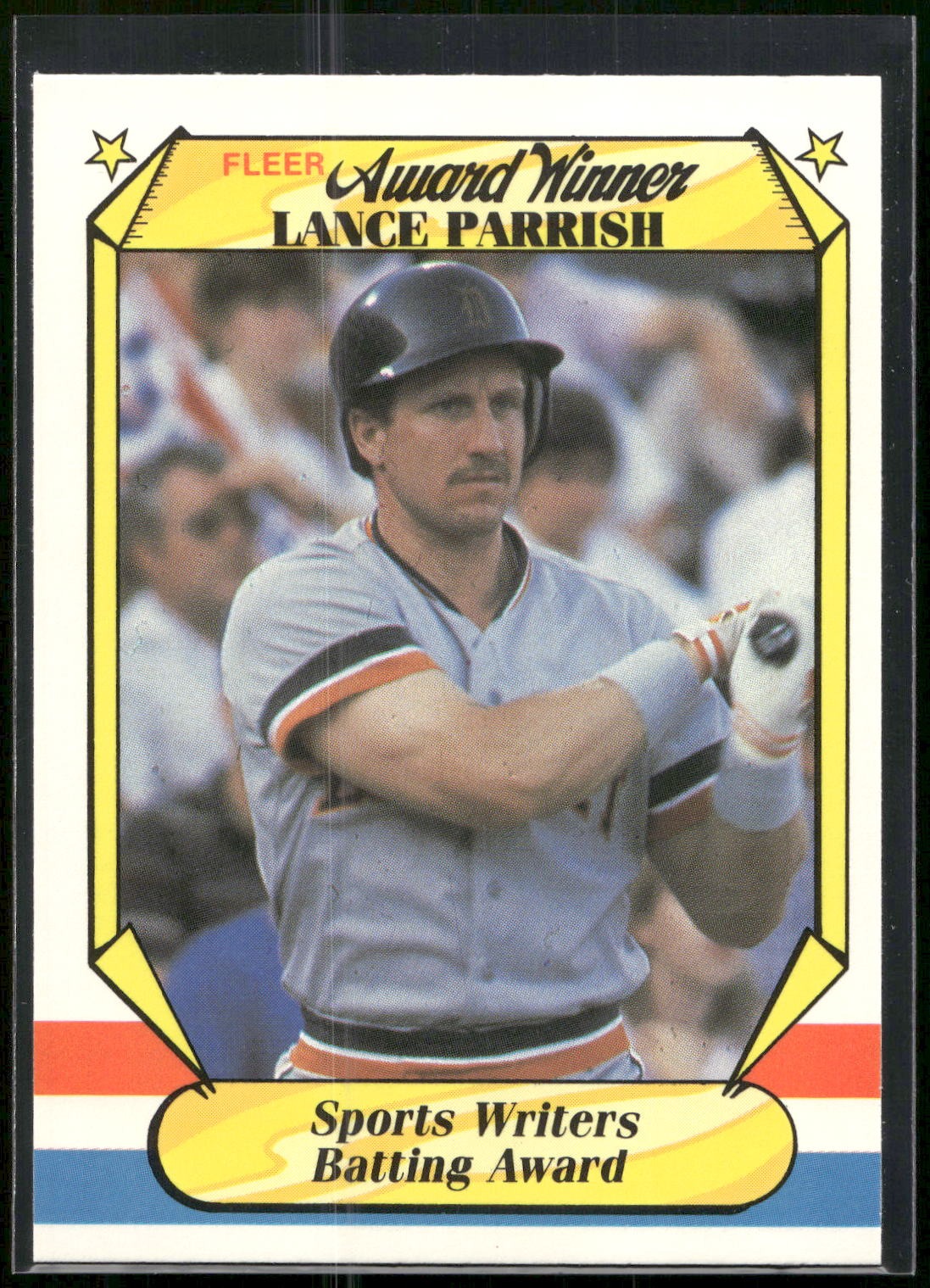 1987 Fleer Award Winners #28 Lance Parrish