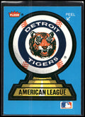 1987 Fleer #NNO Detroit Tigers Team Stickers