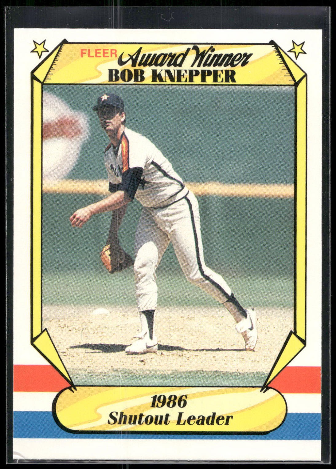 1987 Fleer Award Winners #20 Bob Knepper