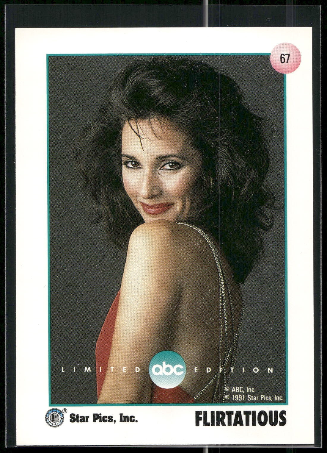 1991 Star Pics All My Children #67 Sultry / Flirtatious