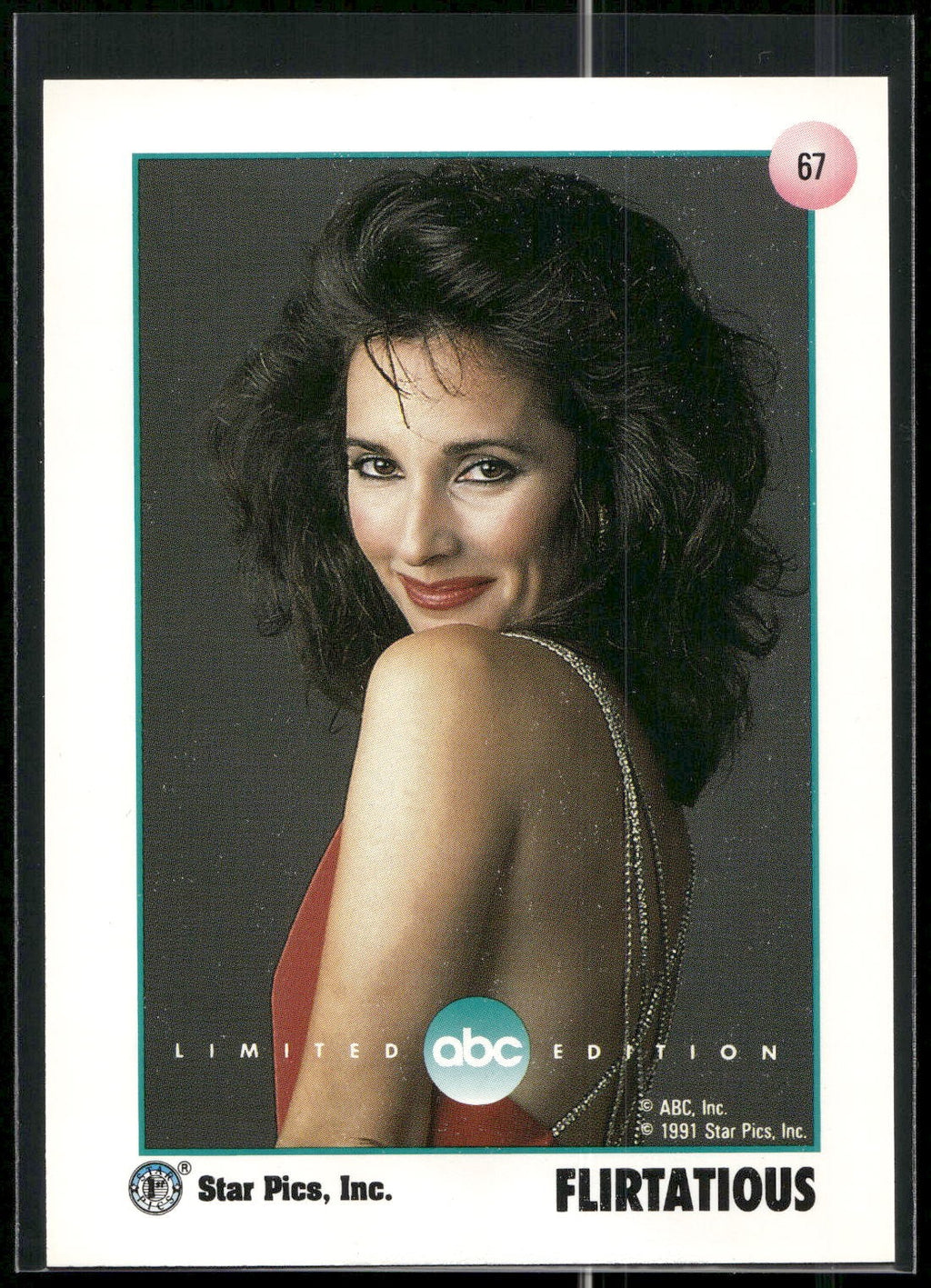 1991 Star Pics All My Children #67 Sultry / Flirtatious