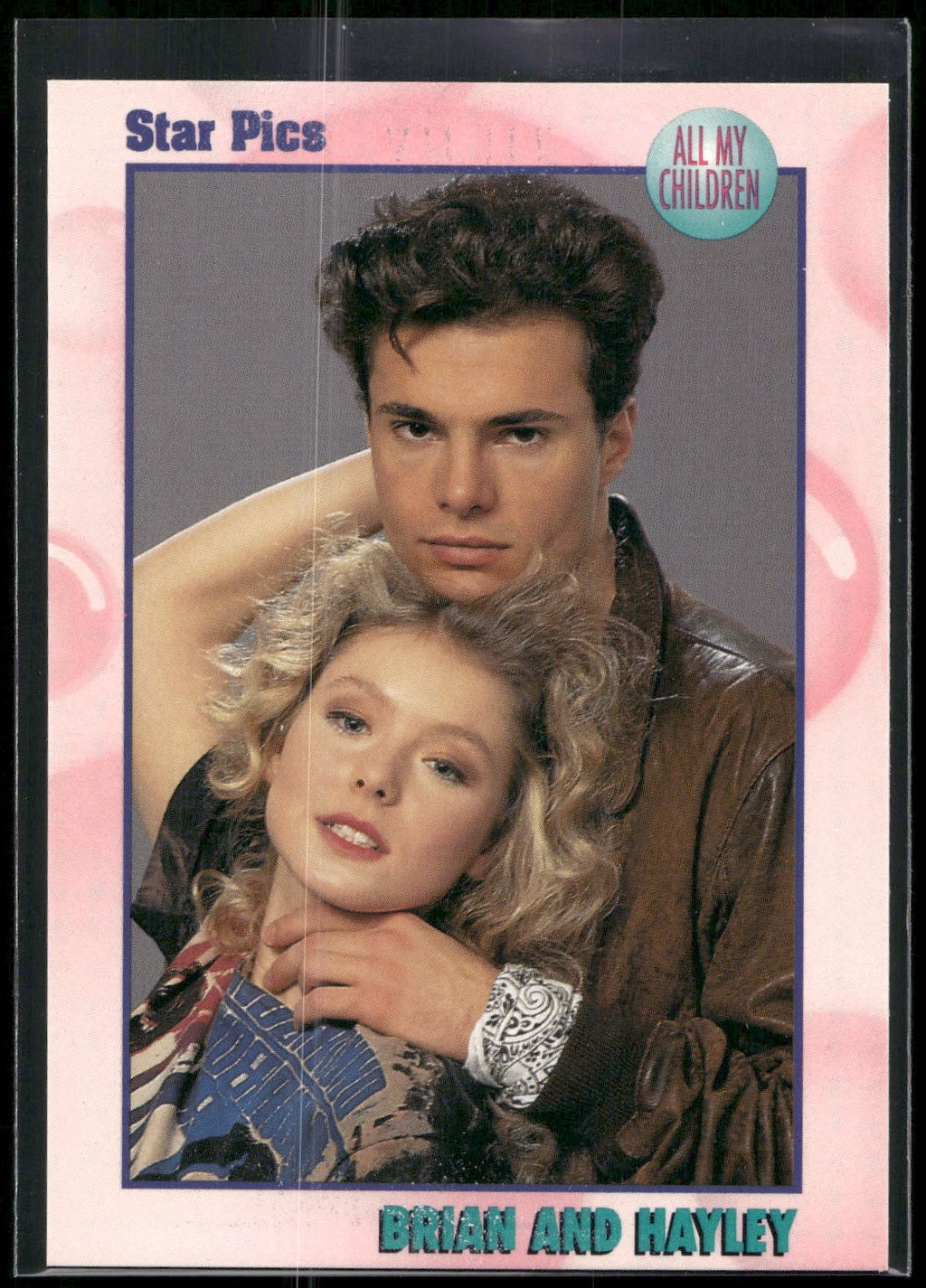 1991 Star Pics All My Children #16 Brian and Hayley