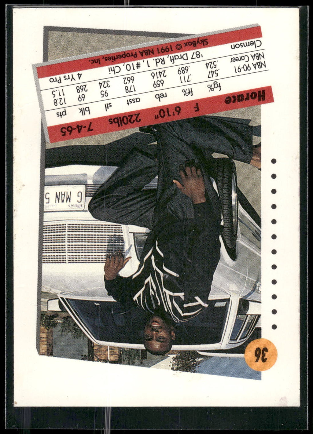 1991-92 SkyBox #36 Horace Grant