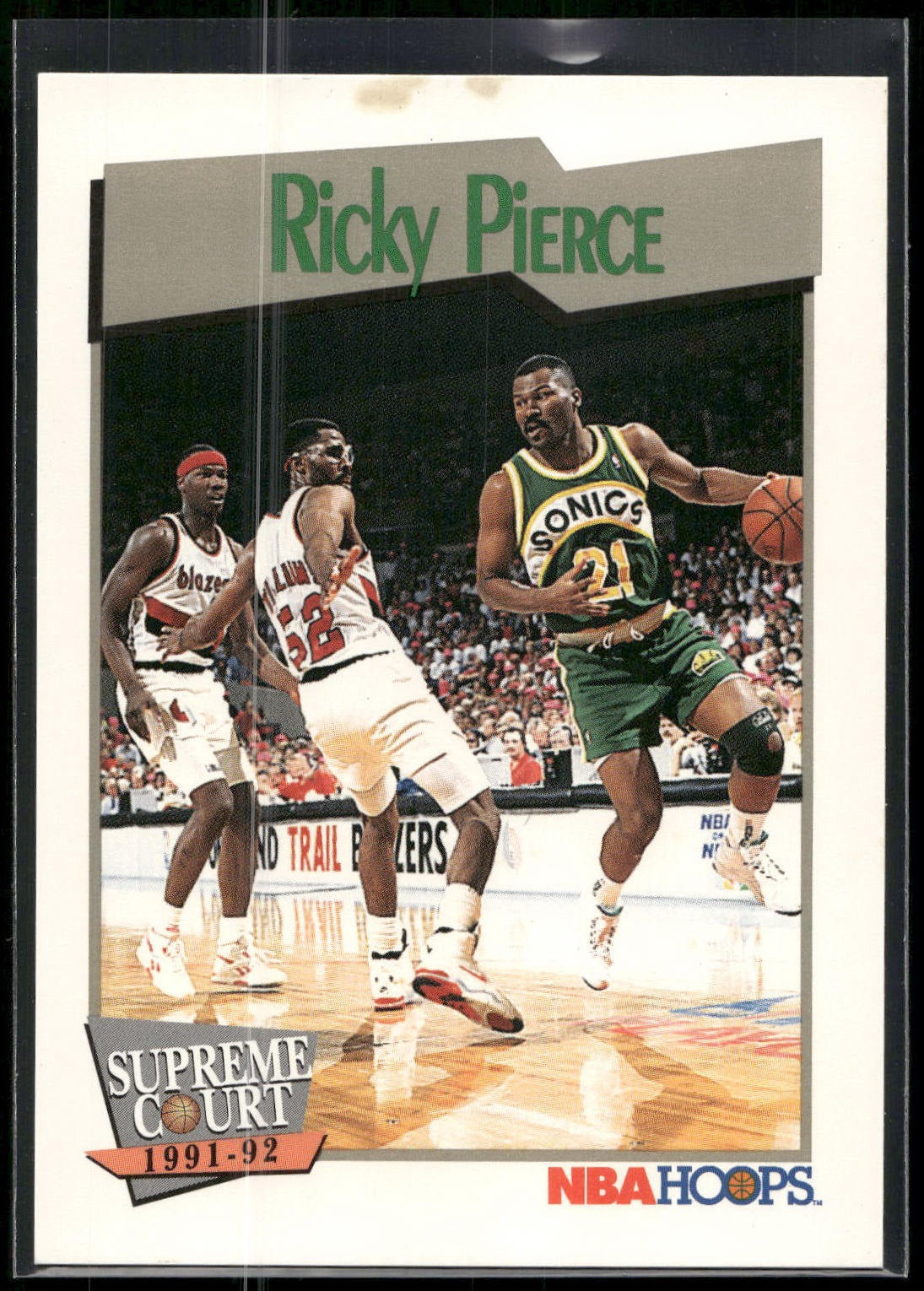 1991-92 Hoops #498 Ricky Pierce
