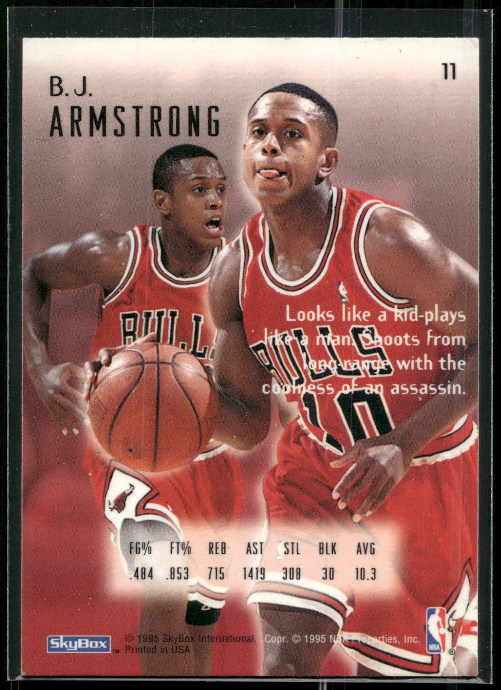 1994-95 SkyBox E-Motion #11 B.J. Armstrong