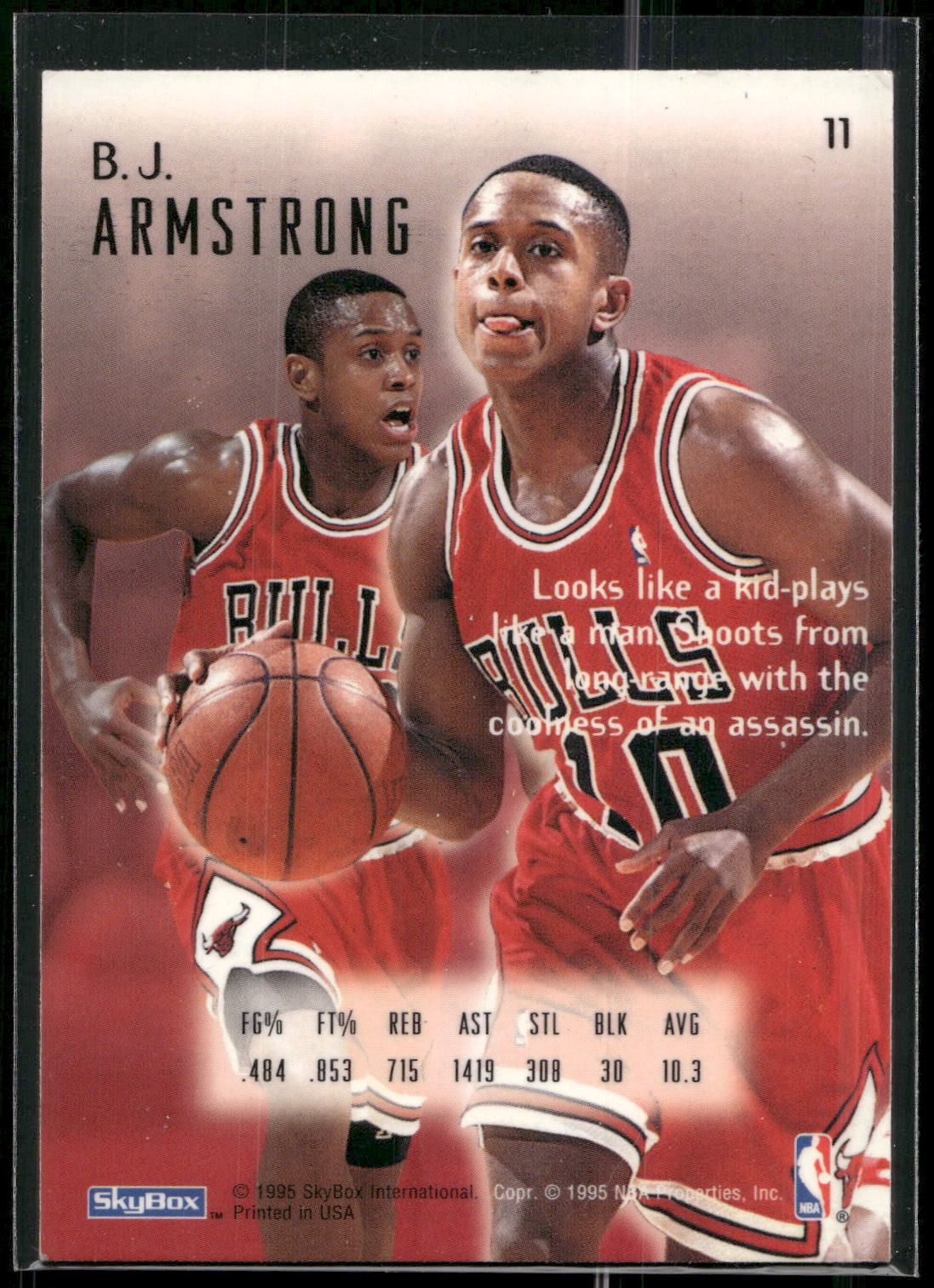 1994-95 SkyBox E-Motion #11 B.J. Armstrong