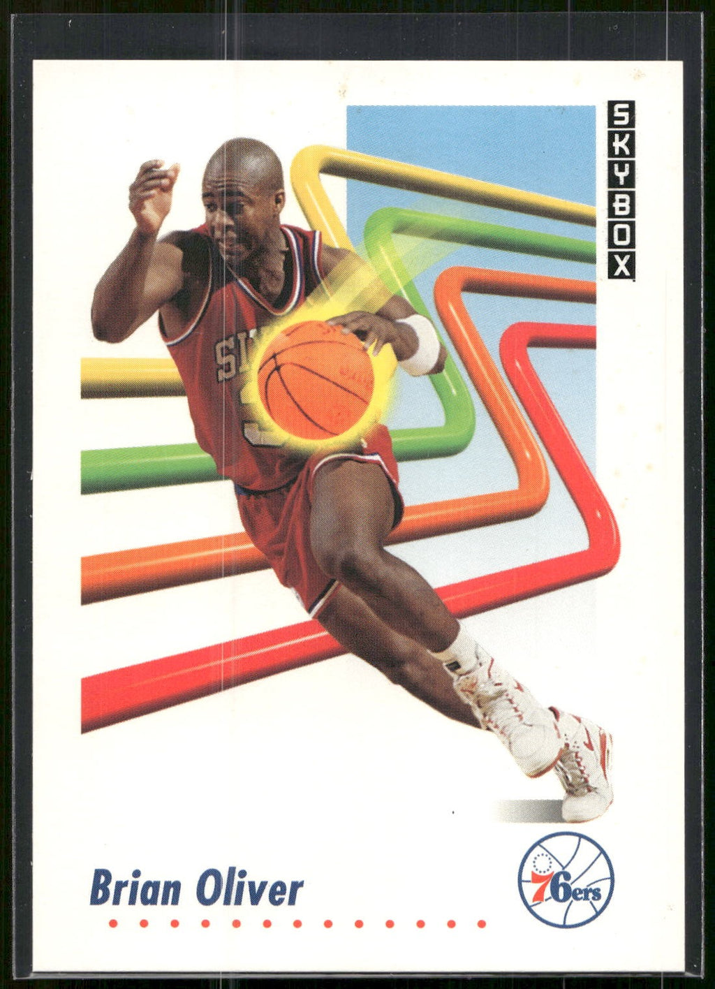 1991-92 SkyBox #218 Brian Oliver