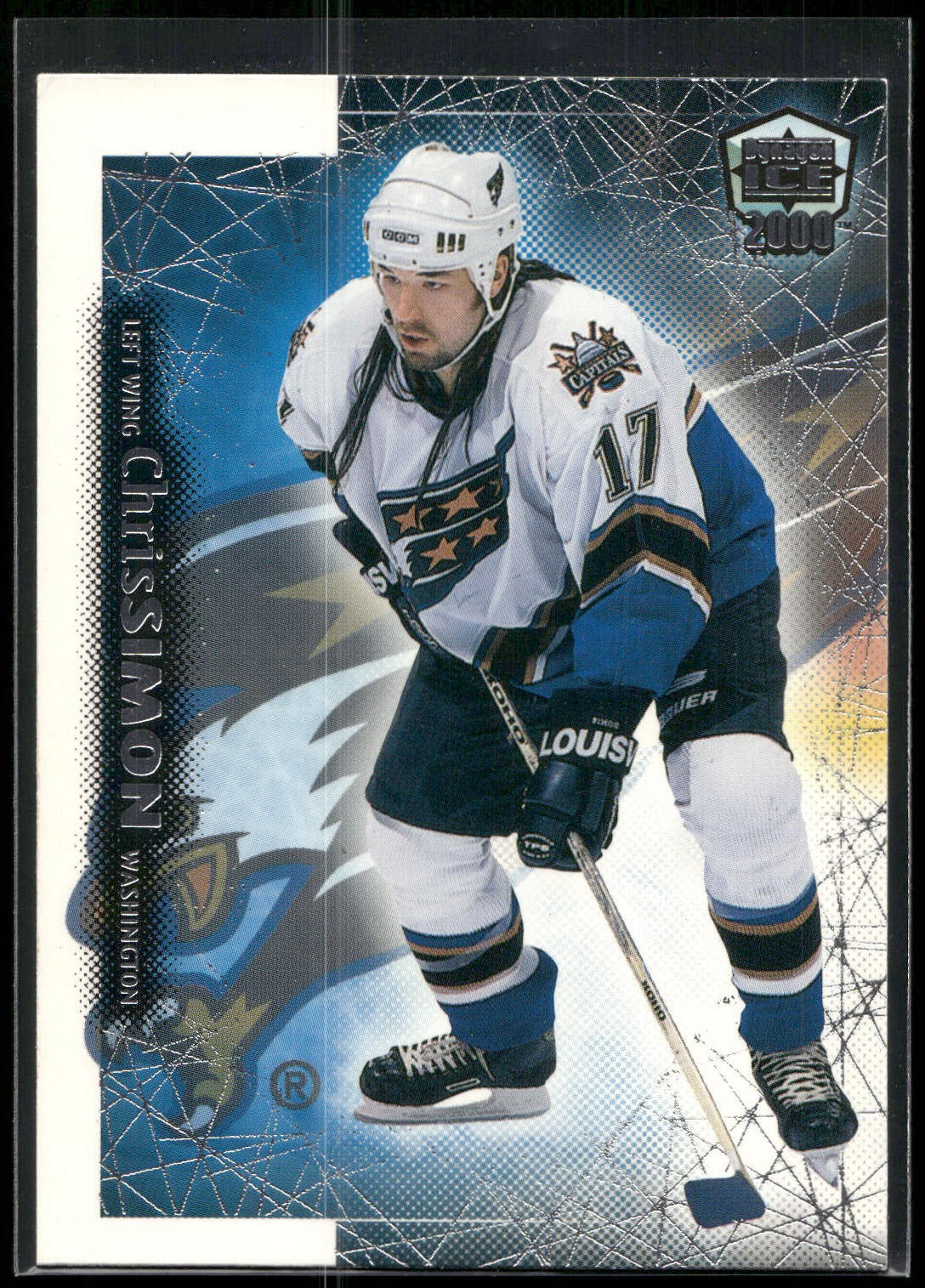 1999-00 Pacific Dynagon Ice #204 Chris Simon