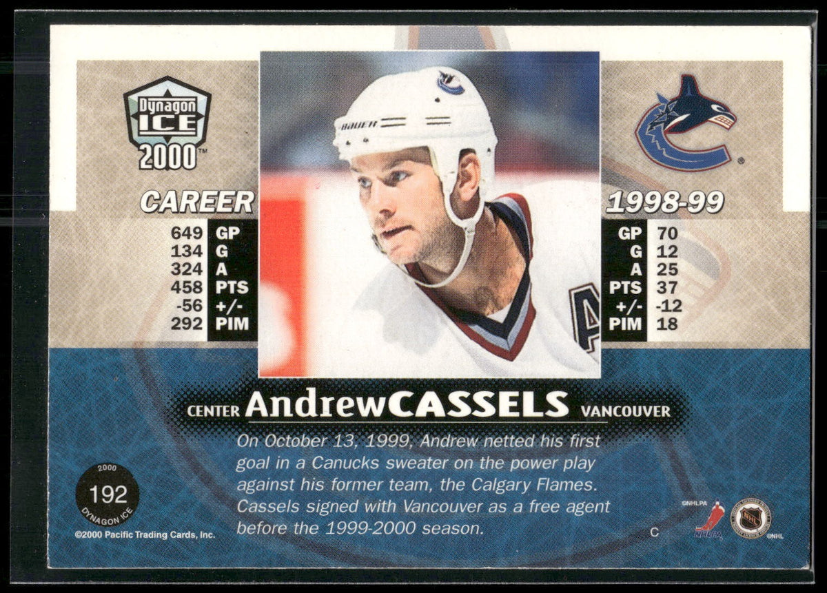 1999-00 Pacific Dynagon Ice #192 Andrew Cassels