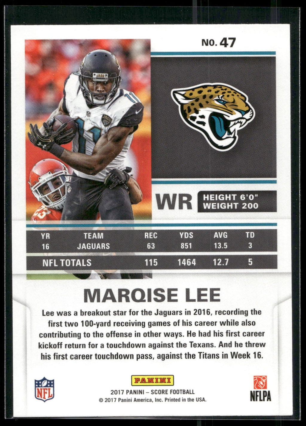 2017 Score #47 Marqise Lee