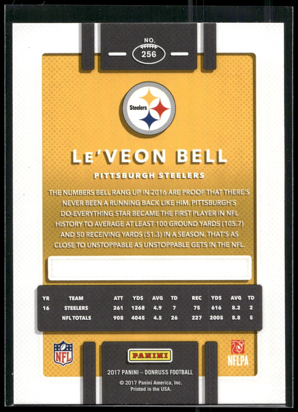 2017 Donruss #256 Le'Veon Bell