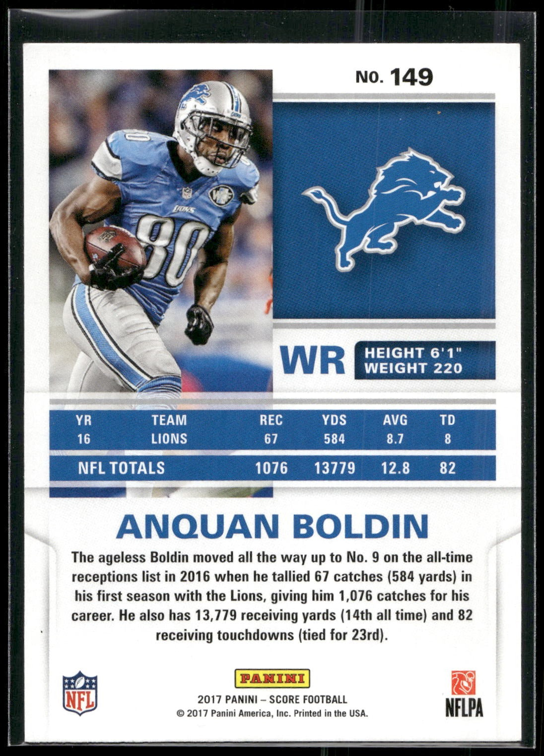 2017 Score #149 Anquan Boldin