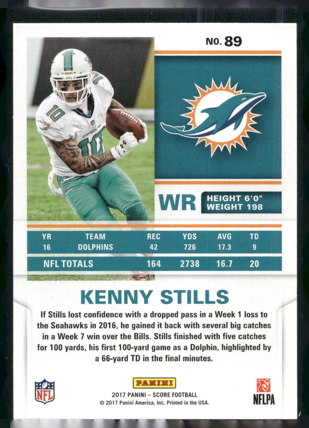 2017 Score #89 Kenny Stills