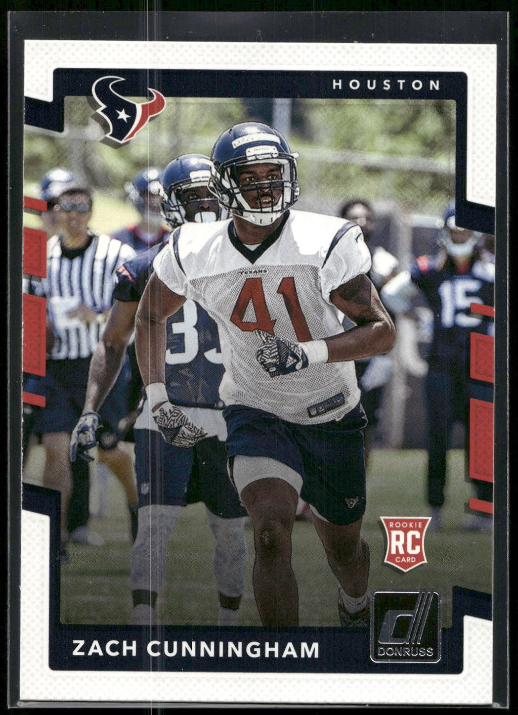 2017 Donruss #353 Zach Cunningham Press Proof Blue