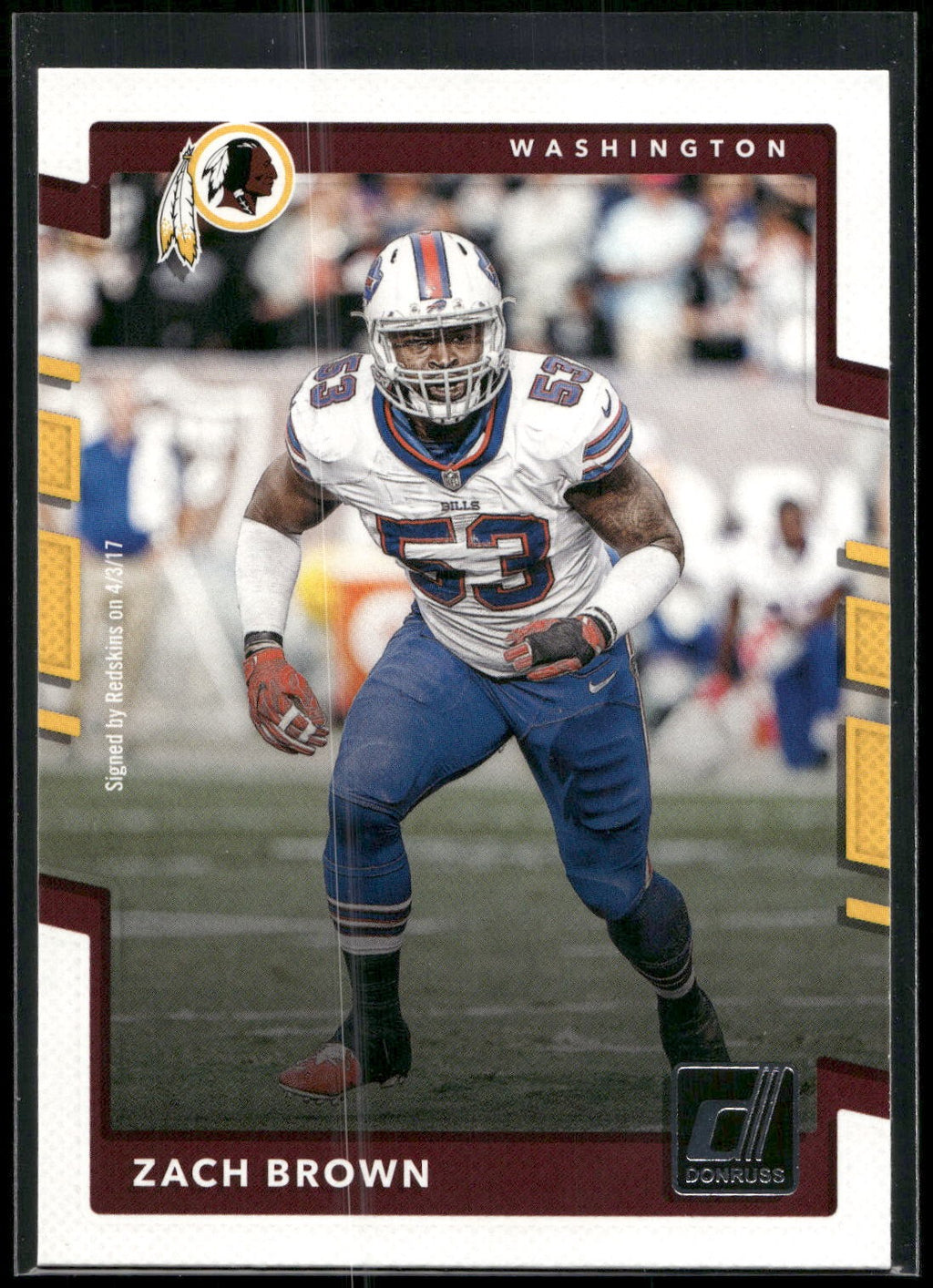2017 Donruss #176 Zach Brown