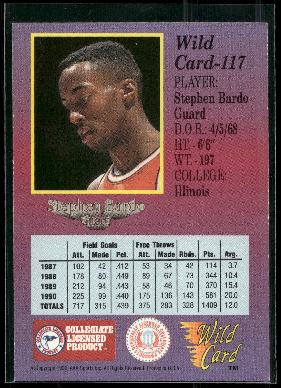 1991 ProCards #1991 Sam Vranjes