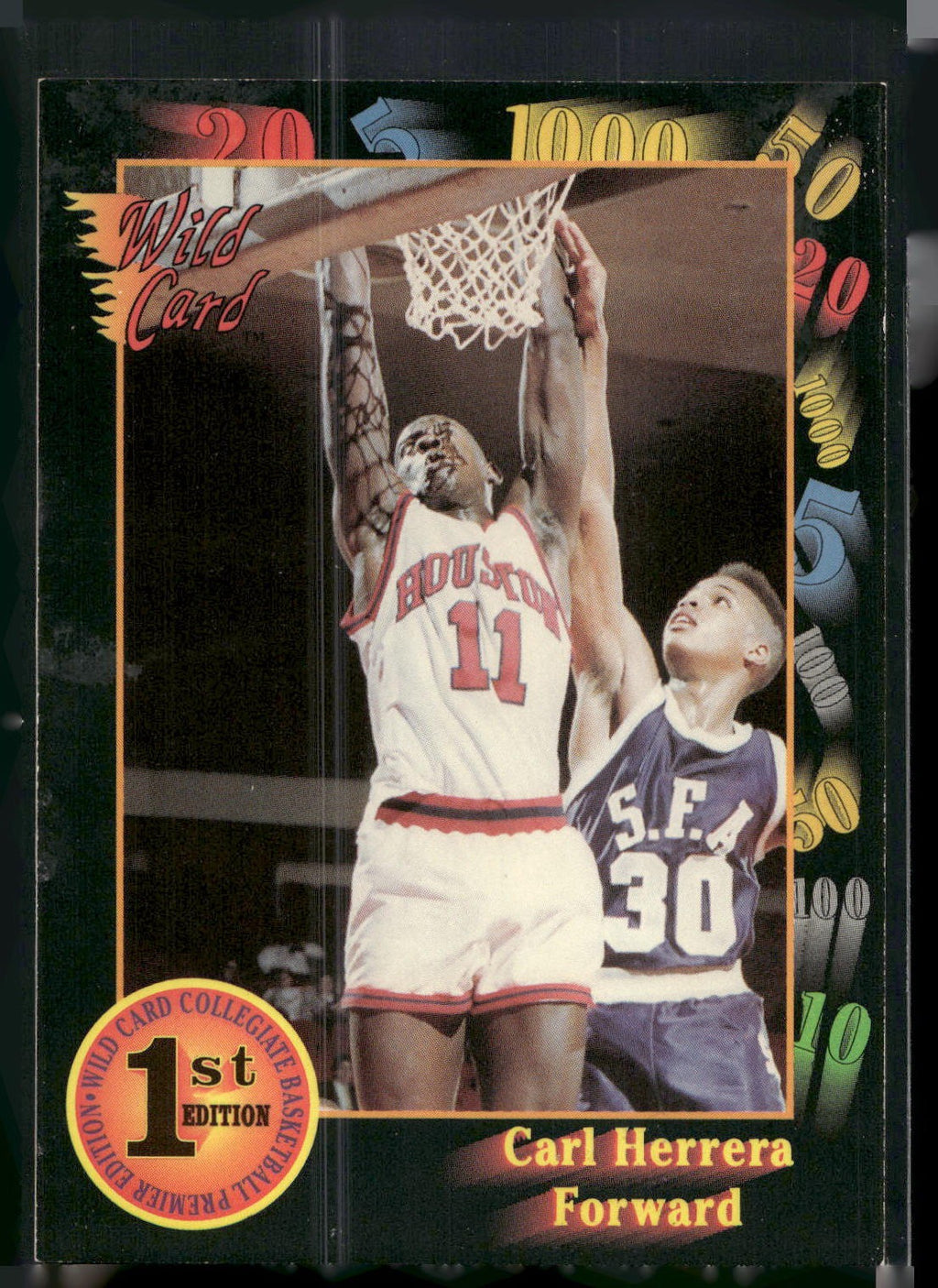 1991-92 Wild Card #115 Carl Herrera
