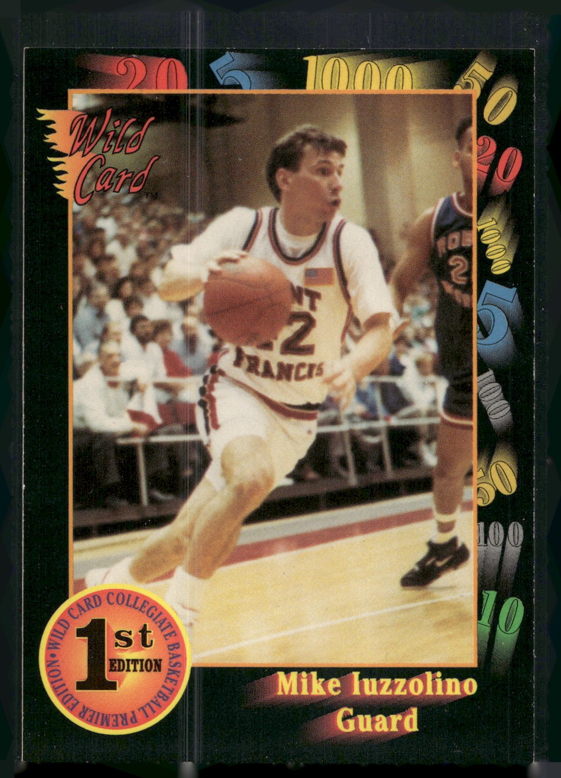 1991-92 Wild Card #88 Mike Iuzzolino