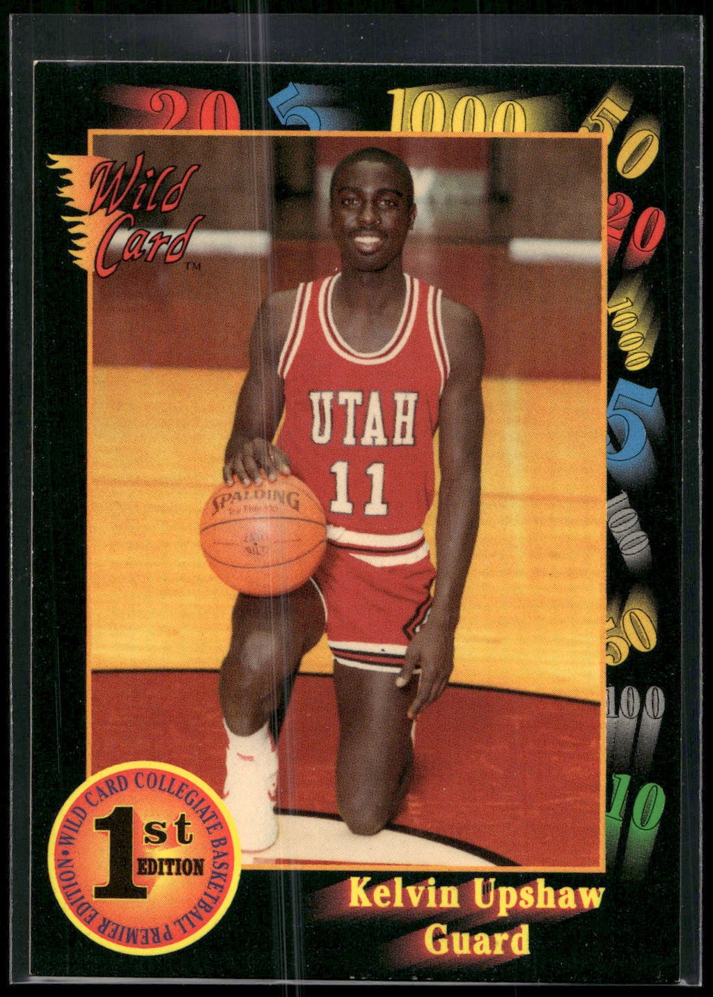 1991-92 Wild Card #106 Kelvin Upshaw