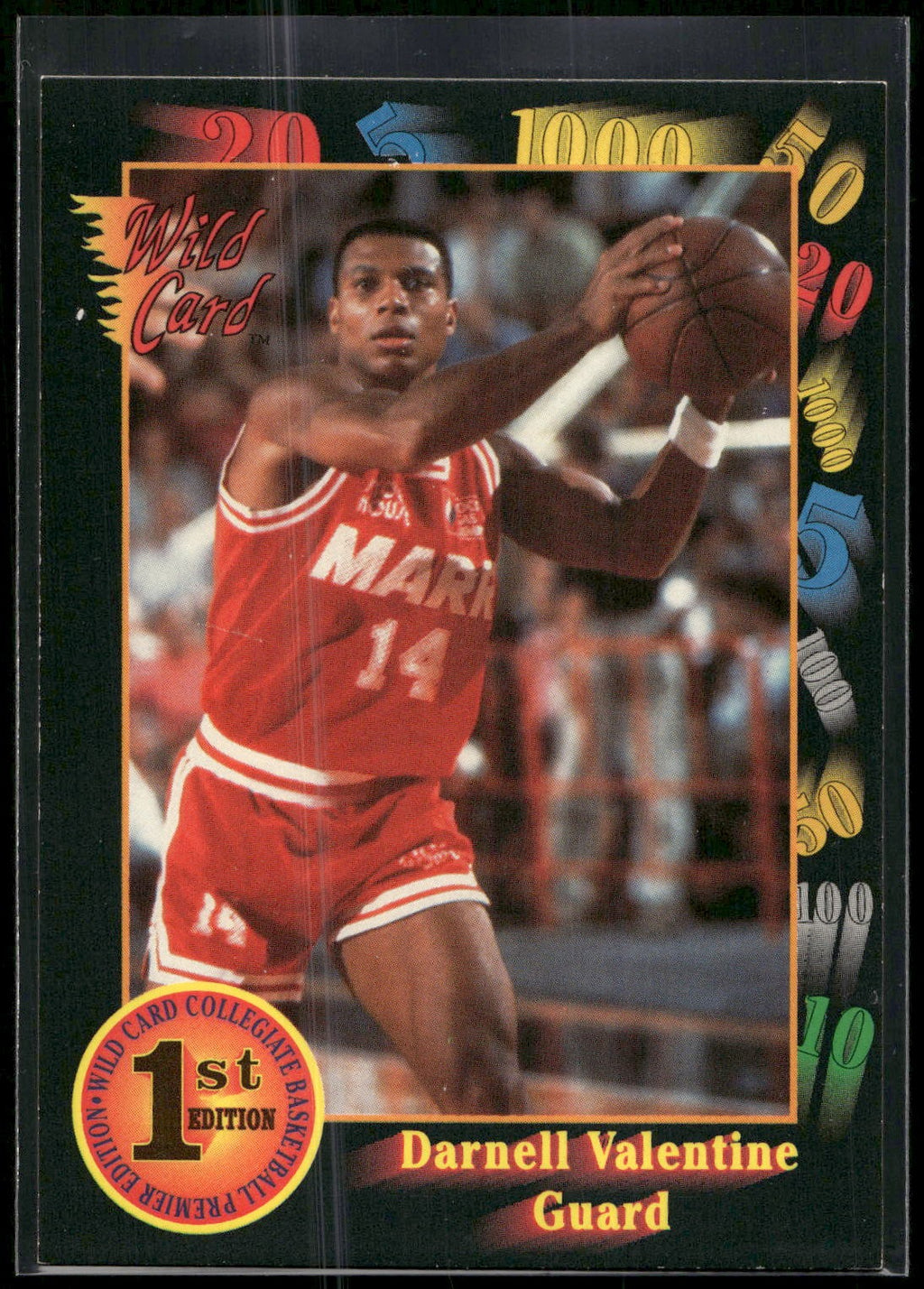 1991-92 Wild Card #90 Darnell Valentine