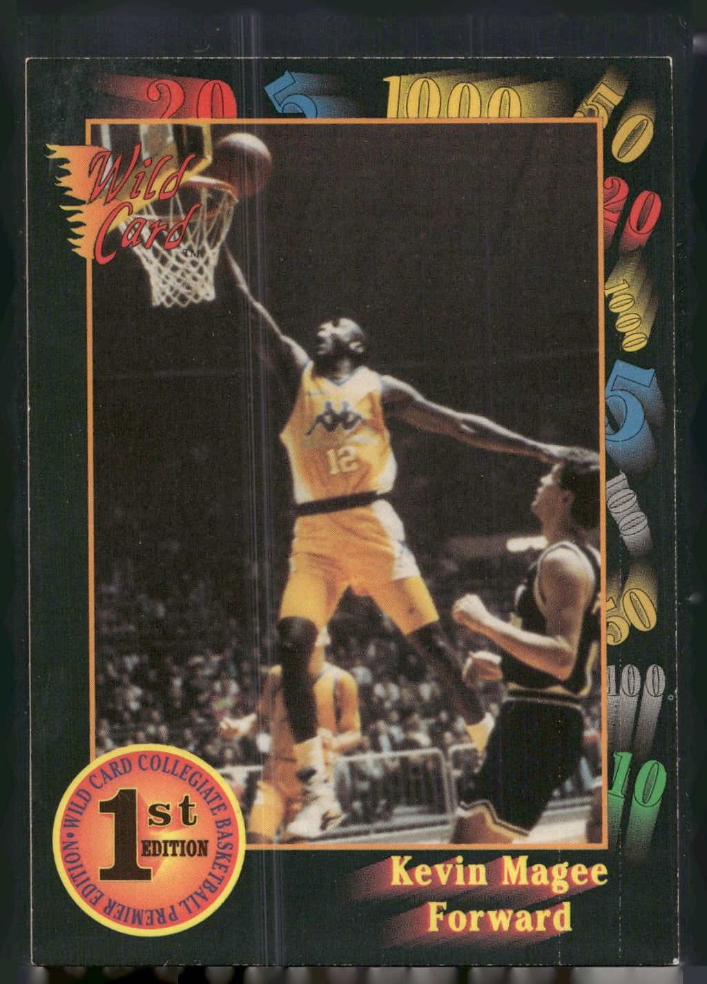 1991-92 Wild Card #109 Kevin Magee